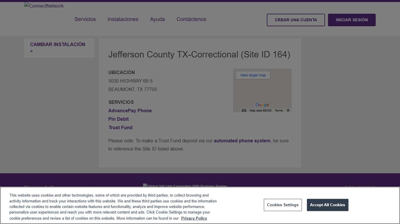 Jefferson County TX-Correctional ConnectNetwork